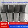 Tela de cunha de filtro de fio de cunha 316 fio de cunha de enrolamento reverso de filtro de separação sólido-líquido cartucho de aço inoxidável Johnson tubo
