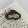 Pinza para el pelo pequeña de alta gama color café negro mate transfronteriza, simple para coleta alta, media coleta, pinza para el pelo pequeña para niños, accesorios para el pelo para mujer