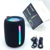 Altavoz Bluetooth inalámbrico nuevo transfronterizo portátil colorido con correa Mini Subwoofer exterior gran volumen al por mayor