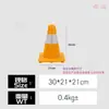 Conos de Tráfico Rojos de Plástico PVC, Barreras de Carretera Coloridas, Conos Anticolisión Pequeños en Forma de Cono de Helado, Conos Reflectantes para Talleres Libres de Polvo