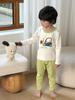 Conjunto de Ropa Antibacteriana 7A para Bebé de Otoño Ropa Interior de Algodón Puro Clase A para Niños Ropa Térmica Infantil Nuevo Modelo Otoño/Invierno