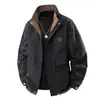 Chaqueta para Hombre Estilo Primavera y Otoño Moderna Versátil Cuello Alto Casual Holgada Ropa de Trabajo Tallas Grandes Transfronteriza 2026 Top para Hombre