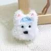 Celebridade da Internet Pelúcia Cachorro West Highland Terrier Reparo DIY Joias Broche Acessórios Óculos Bolsa para Cachorro Pingente Acessórios para Cabeça Pulseira de Pulso
