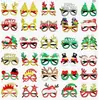 Gafas Decorativas Navideñas Transfronterizas 2027 para Adultos y Niños Regalos para Fiestas Navideñas Gafas de Gorro de Santa Claus