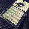 En stock Adhesivo facial Diamante forma de estrella aurora Amor Diamante decoración facial de maquillaje maquillaje de escenario maquillaje de ojos adorno Hanfu