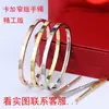 Venta Directa de Fábrica Tarjeta Más Destornillador Pulsera Sexta Generación Versión Estrecha 18K Pulsera Popular de Acero Inoxidable Moda Europea y Americana para Parejas