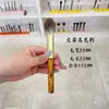 Brocha angulada para polvos de pelo de zorro azul para contorno y rubor, difuminado y profundización de sombras de ojos, brocha en forma de hoz para sombras de nariz, hecha de pelo de animal de Cangzhou