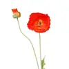 Amapola Iceberg Yumengren, flor de amapola artificial, arreglo floral para bodas, decoración del hogar y fines decorativos