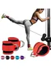 Treinamento de glúteos chute na perna banda elástica cinta de tornozelo conjunto de equipamentos de fitness para treino de velocidade nas pernas