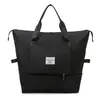 Bolsa de viaje plegable para mujer, bolsa de mano para viajes cortos, capacidad extragrande, bolsa de gimnasio ligera, ideal para artículos esenciales de maternidad, viajes y viajes de negocios