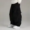Pantalones de Bobina Estilo Americano Nuevo para Hombre Primavera y Otoño Pantalones de Carga para Exterior Pantalones Casuales Pantalones de Talla Grande
