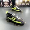 Sapatos Casuais Esportivos Respiráveis Masculinos Solado Grosso Aumentadores de Altura Sapatos de Argan Tendência Moda Versátil Sapatos de Malha Sapatos Combinando Cor Homens