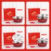 Conjunto de Bacias de Aço Inoxidável Cornucópia Ralador Prato Bacia para Legumes Bacia Presente Prático Conjunto de 3 Peças Conjunto de Três Peças de Aço Inoxidável