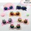 Gafas de sol de color caramelo para niños y niñas, modernas y modernas, con estilo, planas y con protección UV.