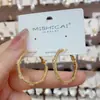 Brincos de Argola Minimalistas e Estilosos com Zircônia e Design Único, Ear Cuffs da Moda para o Dia a Dia, Novos Acessórios de Orelha da Moda 2026