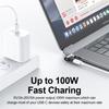 Adaptador USB 3.1 Magnético en Ángulo 4K @ 60Hz alta potencia PD100w Adaptador TIPO-C
