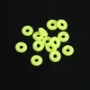 Anel Espaçador Redondo de Silicone Anti-Fricção Anel Antiderrapante Acessórios para Joias DIY Contas Espaçadoras para Pulseira Almofada
