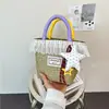 Moda Transfronteriza Bolso Exquisito de Gran Capacidad para Mujer 2026 Nuevo Bolso de Mano de Gran Capacidad de Verano Bolso Cubo para Viajes