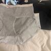 Ropa interior de algodón antibacteriano de 10A para niñas, de tiro medio, sin costuras, con encaje dulce, cómoda y transpirable, con refuerzo extendido de 16 cm
