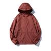 2023 Nueva chaqueta de protección solar de verano para parejas, ropa de piel para hombres y mujeres, cortavientos impermeable de una sola capa fina para transporte al aire libre