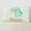 Funda de almohada de seda de hielo nueva para verano 2026, funda de almohada linda de dibujos animados para bebés y niños, funda de almohada de seda de hielo fresca y refrescante en stock