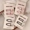Novos grampos de cabelo infantis, presilhas BB em formato de coração com bolinhas, de alta qualidade e estilosos, perfeitos para franjas e laterais de cabelo de meninas, acessórios de cabelo fofos e doces