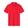 Camisa Polo de Secado Rápido Logo Personalizado Verano Delgada Ropa de Trabajo Solapa Personalizada Manga Corta Cuadros Ropa de Trabajo Seda Helada POLO