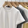 Playera de Manga Corta con Encaje Blanco para Mujer Verano 2025 Nueva Cuello Redondo Hombro Top con Borde de Oreja Camiseta Básica para Mujer
