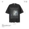 Camiseta de Manga Corta para Hombre con Estampado de Personaje de Marca de Hip-Hop Americano de Moda, Holgada, Estilo Nuevo de Primavera y Verano, Camiseta de Media Manga para Pareja