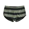 Shorts Listrados Justos ao Corpo Feminino Verão 2026 Novo Estilo Americano Garota Picante Elástico Cintura Baixa Confortável Casual Esportivo Hot Pants