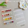 Puntas Magnéticas Desmontables de Un Solo Color para Uñas Paleta de Colores para Manicura Libro de Exhibición y Almacenamiento Exhibidor de Muestras para Salón de Manicura Acrílico Extraíble