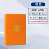 Venda quente novo estilo cor pura plástico ABS caixa de cigarro média tampa flip caixa de cigarro de plástico portátil resistente à pressão