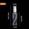 Frasco Transparente de Loção para Animais de Estimação com Bomba de Bico de Pato Tipo Pressão, Frasco Dispensador Cosmético, Frasco de Plástico para Loção 50ml 100ml