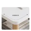 Mesita de noche para dormitorio de apartamento de alquiler, Gabinete de noche simple, Armario de almacenamiento de mesita de noche, Mesa auxiliar de madera para el hogar en la sala de estar, Mesa cuadrada pequeña
