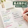 Las notas adhesivas transparentes son escribibles, adhesivas y rasgables, lo que las hace ideales para que los estudiantes las usen para tomar apuntes y resaltar puntos importantes.