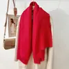 Estilo Literario Casual Retro Ropa Exterior Moderna Elegante Chal Estilo Coreano para Mujer Color Puro Cuadrado Corto Borla Elegante Bufanda
