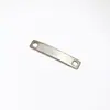 Conector de Pulsera de Acero Inoxidable Pieza Placa Curva Curva Accesorios para Joyería DIY Venta Caliente Transfronteriza Amazon Grabado Pulido
