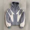 Sudadera con Capucha y Cremallera Negra Bordada Patchwork L Estilo Hip-Hop Urbano para Mujer Chaqueta Sudadera Estilo Y2K Harajuku para Mujer