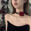 Gótico cyberpunk Lolita vintage renda rebite gola gargantilha asas de anjo colar acessórios para clavícula