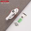 Aleación de aluminio cerradura de media luna bidireccional gancho de ventana universal cerradura gancho de bloqueo de acero inoxidable seguridad antirrobo accesorios para ventana de corredera y abatible