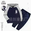 Comercio Exterior Ropa Infantil Primavera y Otoño Conjunto Infantil de Dos Piezas Material Sudadera Sudadera con Capucha Ropa Infantil para Bebés Ropa de Salida [Al por Mayor]