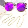 Suministro directo de fábrica cadena para gafas metal cadena para gafas/gafas cordón para gafas cadena retorcida accesorios para gafas color opcional