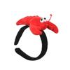 Joyería Haiyue caricatura felpa pescado salado zanahoria melocotón diadema hebilla para la cabeza fresa langosta tiburón diadema pinza para el cabello liso