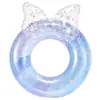 Flotador de natación para niños estilo coreano con lentejuelas y concha, con respaldo engrosado, flotador de natación moderno, flotador para axilas para niños