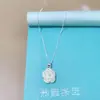 Collar Francés de Plata Estilo Antiguo para Mujer, Set de Colgantes con Cadena Caja para Clavícula, Bolsa de la Suerte, Bolsa de Dinero, Ábaco, Estilo Retro Artístico