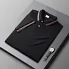 Camisa Polo de verano para hombre transfronteriza, camiseta casual de negocios de manga corta, camisa versátil deportiva moderna de cuello camisero de media manga