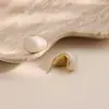 Pendientes de botón Ovalados de Resina con Gradiente Retro de Lujo Ligero para Cara Ancha, Pendientes de Moda para Influencers, Pendientes de Alto Nivel para el Viaje Diario, Pendientes con Temperamento para Mujer