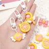 Varita Mágica de Dibujos Animados Brillante para Niña, Estuche para Teléfono Móvil de Crema DIY, Accesorios de Resina, Llavero Hecho a Mano, Material para Joyería