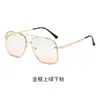 Gafas de Sol de Doble Puente con Corte de Diamante 2025 para Hombre Venta al por Mayor Gafas de Sol de Calle Tendencia Europeas y Americanas para Mujer Gafas sin Montura