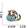 Nuevos Stickers de Tela Bordados para Computadora de Familia Gato Parches de Gatito de Dibujos Animados Stickers Estampados Bordados Decorativos para Ropa Planchado